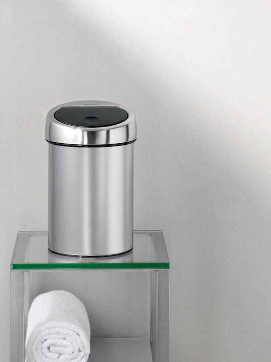 Brabantia Inox Банята кошче 3лт Сребрист