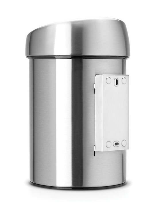 Brabantia Inox Банята кошче 3лт Сребрист