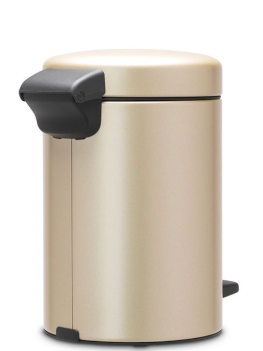 Brabantia NewIcon Inox Καλαθάκι Μπάνιου 3lt Μπεζ