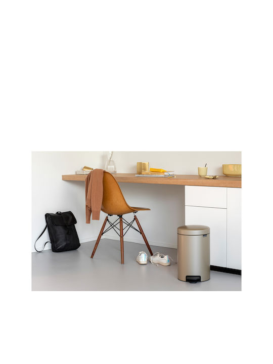 Brabantia NewIcon Inox Банята кошче 12лт Сребрист
