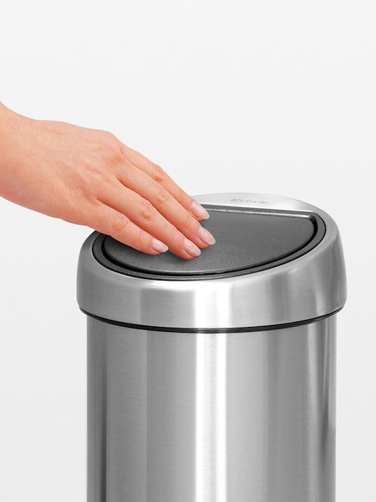Brabantia Inox Καλαθάκι Μπάνιου 3lt Μαύρο