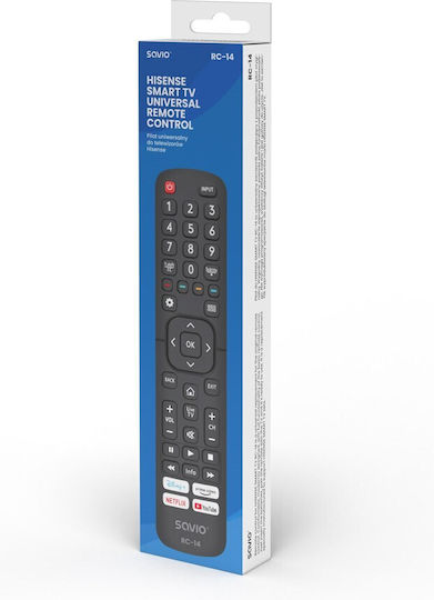 Savio Universal Remote Control RC-14 for Τηλεοράσεις