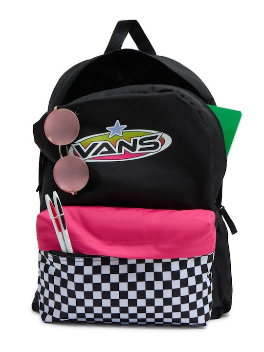 Vans Street Sport Realm School Bag Backpack Junior High-High School Black 22Liters