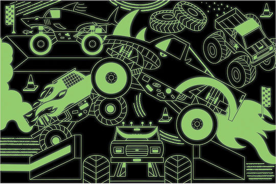 Παιδικό Puzzle Monster Trucks 100pcs Mudpuppy