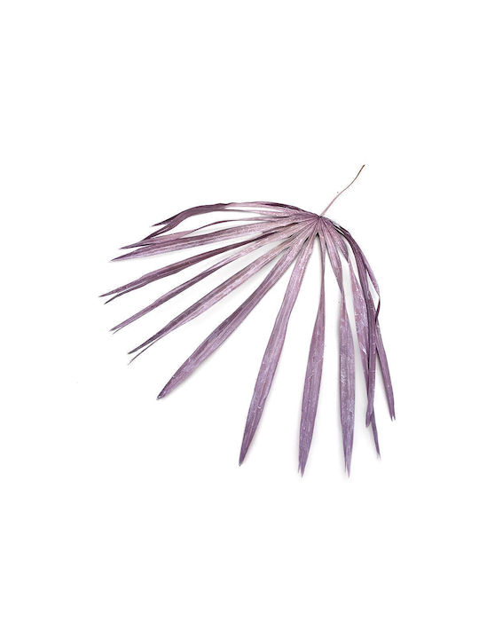 Artificial Decorative Branch Palm Tree Purple 50cm 1pcs