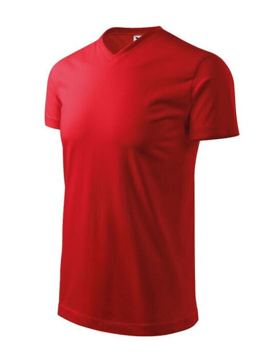 Malfini Men's Short Sleeve Promotional T-Shirt Red 111-07