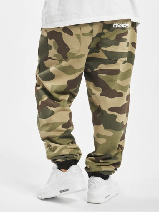 Dangerous Dngrs Men's Sweatpants with Rubber camouflage