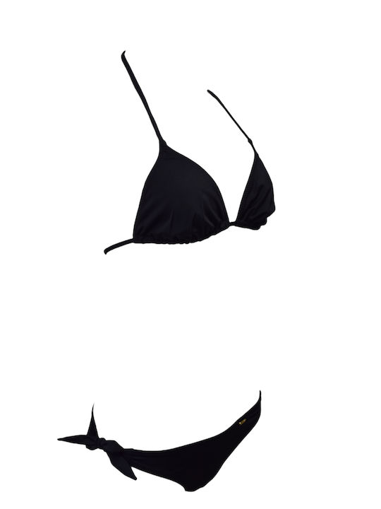 Set Bikini Τριγωνάκι & Brazil Μαύρο
