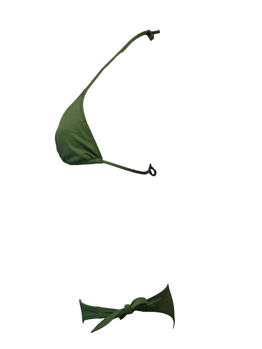 Bikini Set Triangle & Brazil Khaki