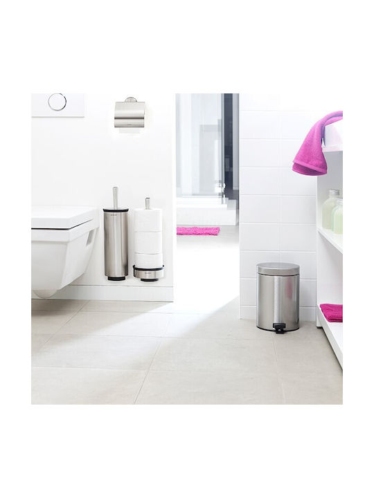 Brabantia De perete Suport de hârtie Metal Argintiu