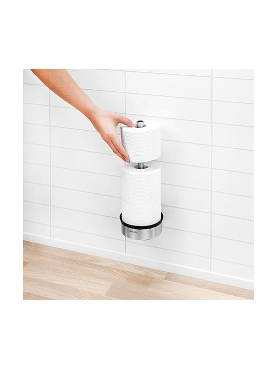Brabantia De perete Suport de hârtie Metal Argintiu