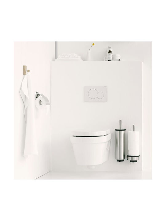 Brabantia De perete Suport de hârtie Metal Argintiu
