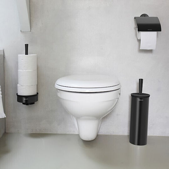 Brabantia Επιτοίχια Χαρτοθήκη Μαύρη