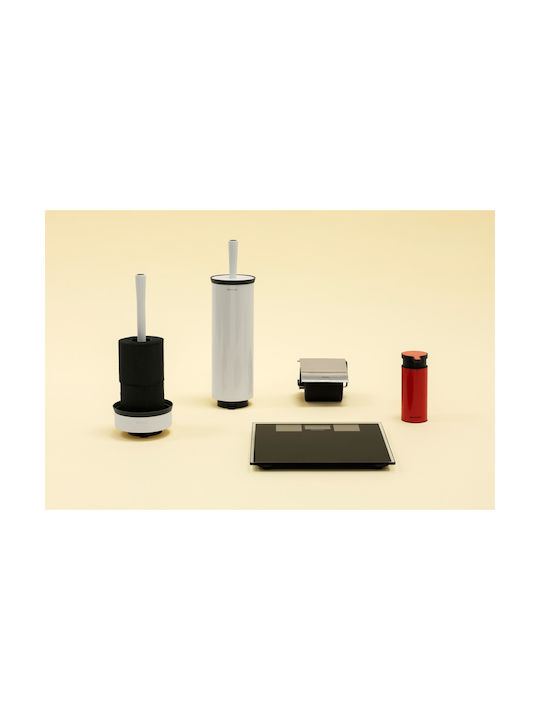 Brabantia Wandmontiert Papierhalter Inox Silber