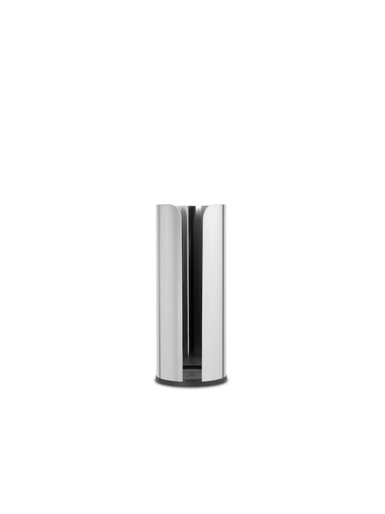 Brabantia Boden Papierhalter Metallisch Silber
