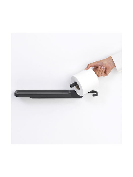 Brabantia Wall-mounted Paper Holder Metallic Gray
