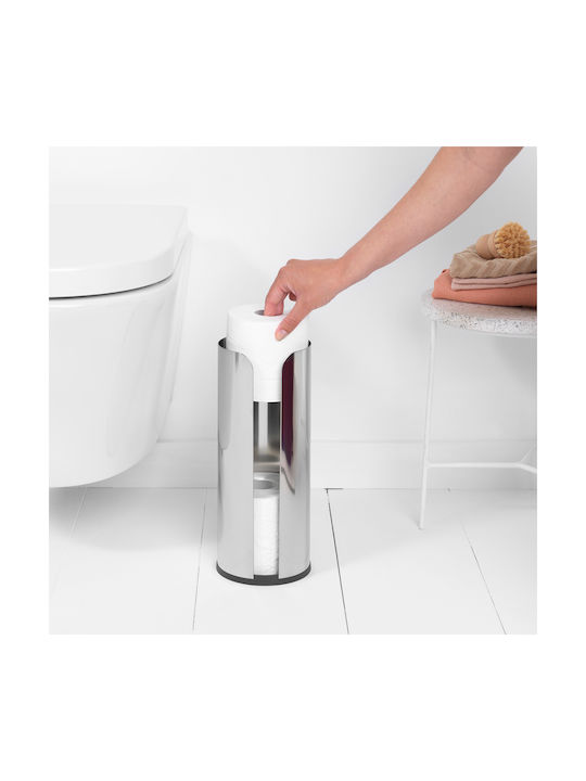 Brabantia Boden Papierhalter Metallisch Silber