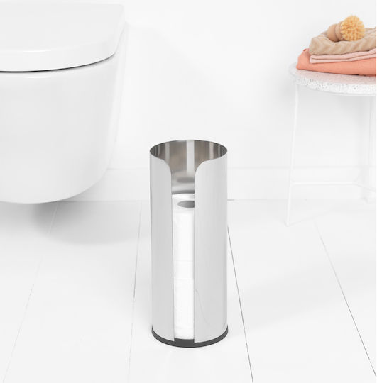 Brabantia Boden Papierhalter Metallisch Silber
