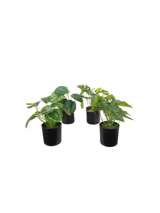 Plantă Artificială în Ghiveci Mic Palmier 25cm 1buc