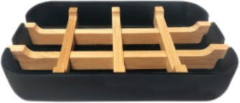 Bamboo Smiles Επιτραπέζια Σαπουνοθήκη Μαύρη Bamboo Smiles Επιτραπέζια Σαπουνοθήκη Μαύρη