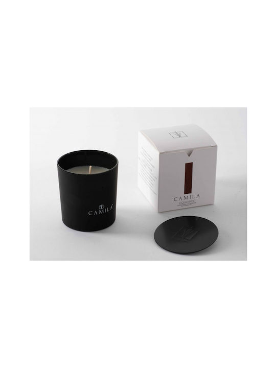 Camila Scented Candle Liquirizia Jar Black 200gr 1pcs