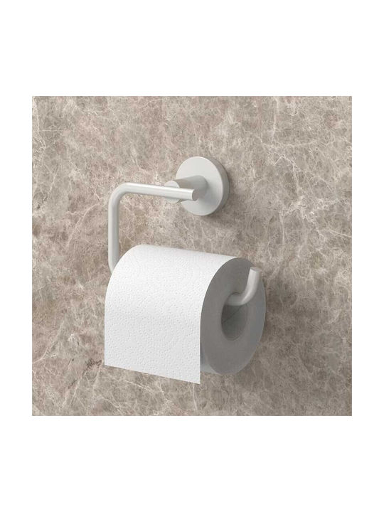 Tekno-Tel Metallic Paper Holder Wall Mounted White