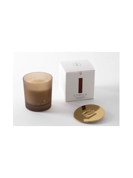 Camila Scented Candle Pan Speziato Jar Gold 200gr 1pcs