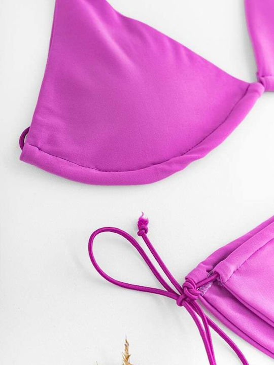Set Bikini Triunghi Cu Burete Detașabil