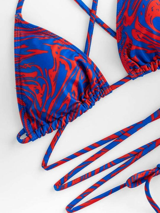 Bikini-Set mit Abnehmbarer Verstärkung String