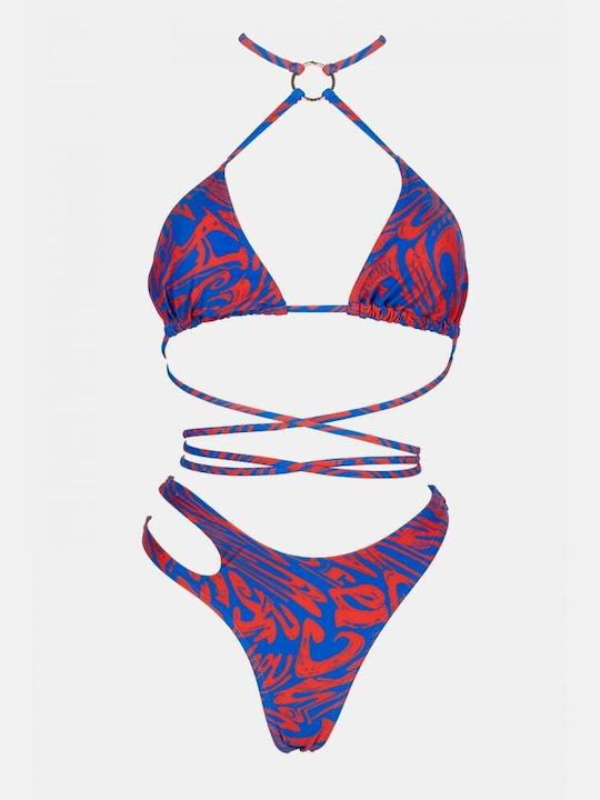Bikini-Set mit Abnehmbarer Verstärkung String