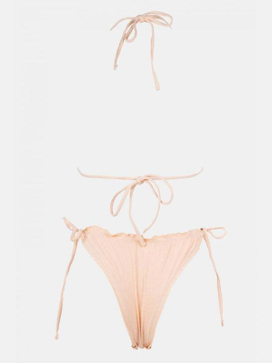 Bikini-Set Dreieck mit Abnehmbare Verstärkung & Brasilien Beiges