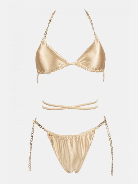 Set Bikini Triangle & Brazil Beige