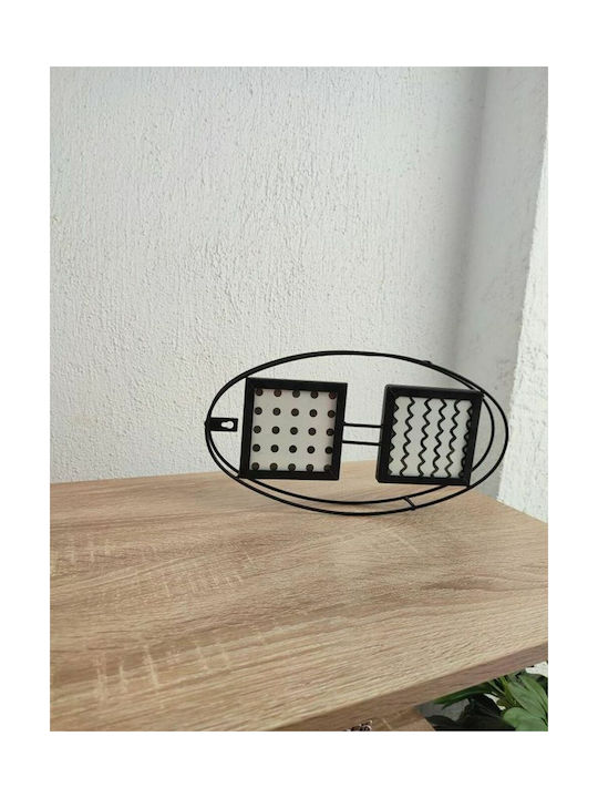 2 Wall-mounted Metallic Picture Frame