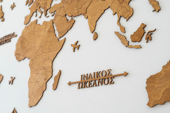 Handmade Wall Decor Made of Wood 190x110cm