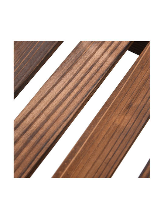 vidaXL Brown Wooden Wall Decor 110x73cm