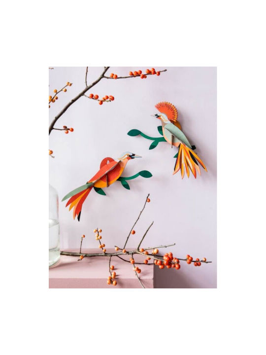 Studio Roof Multicolour Wall Decor Made of Paper 22x6x22cm