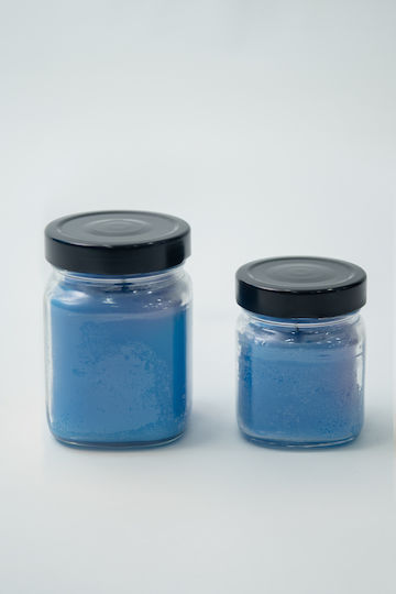Aromatische Kerze im Gefäß Hellblau 150gr