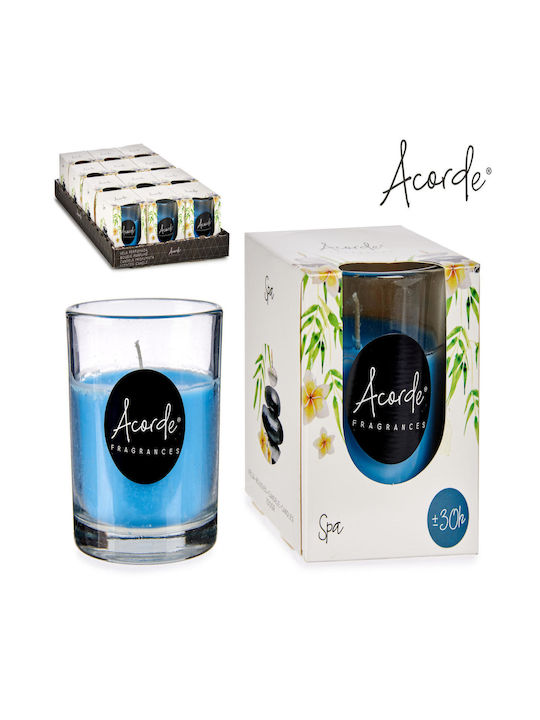 Arte Regal Aromatic Candle in Jar with Spa Scent 7.3x8cm