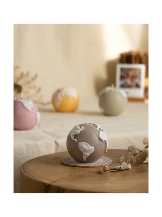 Miss Wood Aromatic Candle Ball with Amber & Incense Scent 250g