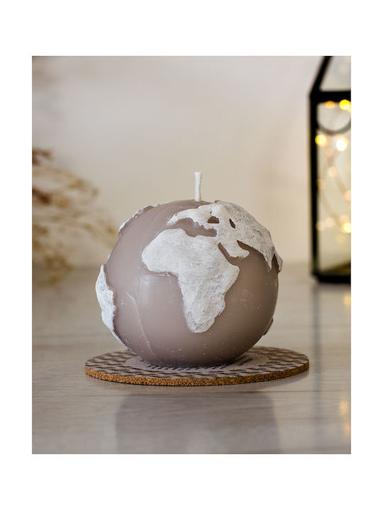 Miss Wood Aromatic Candle Ball with Amber & Incense Scent 250g