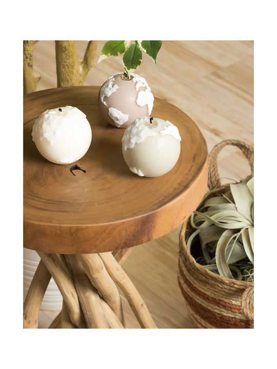 Miss Wood Aromatic Candle Ball with Amber & Incense Scent 250g