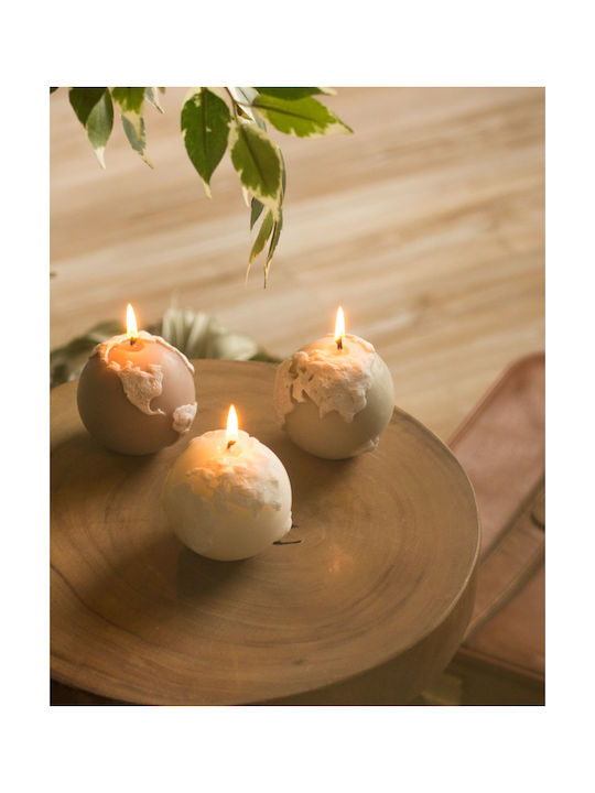 Miss Wood Aromatic Candle Ball with Amber & Incense Scent 250g