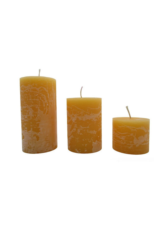 Singular Wax Scented Candle Yellow 1pcs