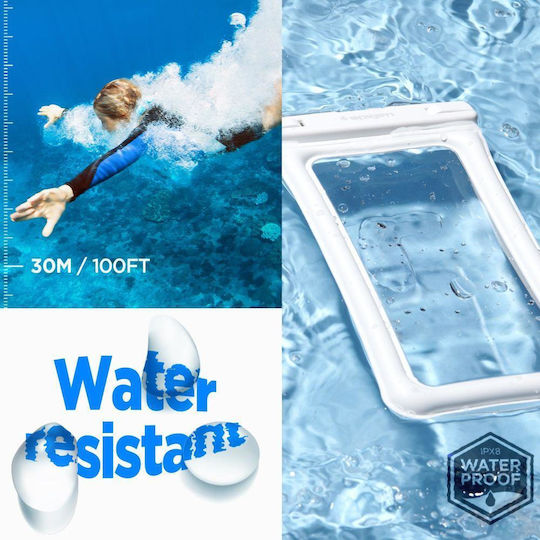 Spigen A610 Waterproof up to 6.9" White