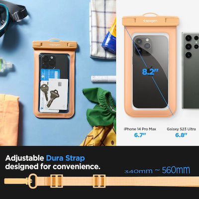 Spigen A601 Rezistent la apă până la 6.9" Apricot