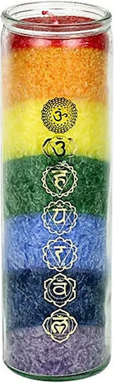 Yogi & Yogini Aromatisches Soja Kerze im Mehrfarbigen Gefäß 800g