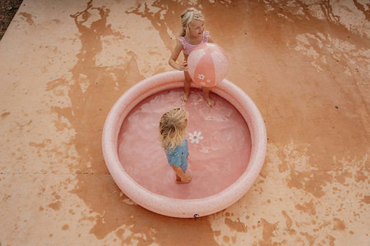 Little Dutch Flowers Kinder Runde Schwimmbecken PVC Aufblasbar Rosa