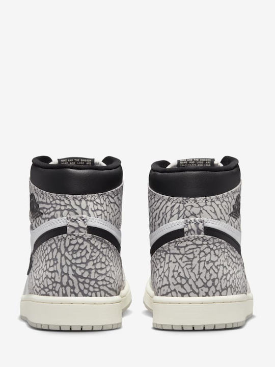 Air  1 Retro High OG Boots Tech Grey / Muslin / Black / White