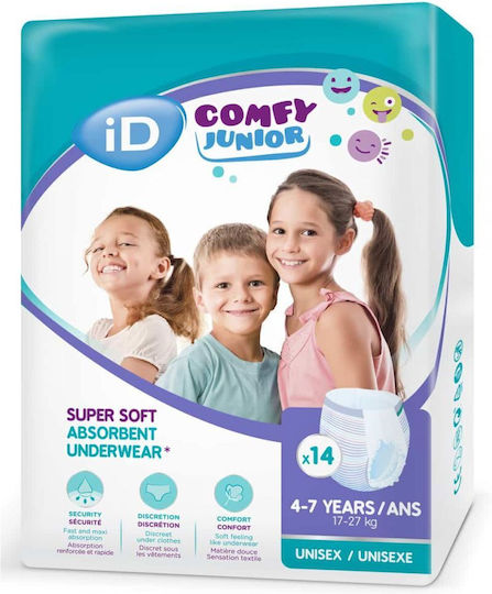 iD Diaper Pants Comfy Junior No. 4+ for 17+kg 14pcs