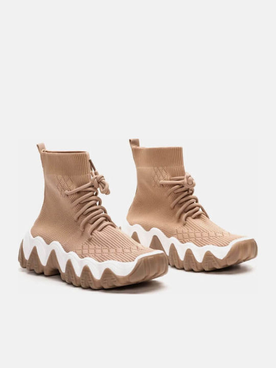 Γυναικεία Sneakers Μπεζ